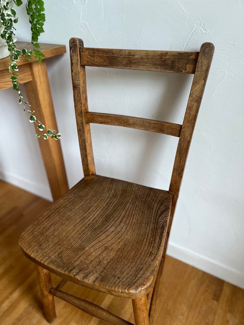 イギリス製 アンティークスクールチェア