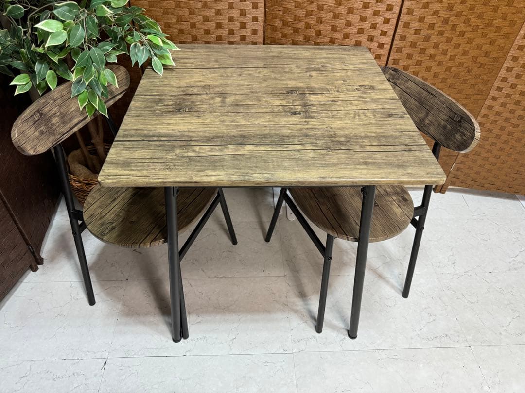 #1ダイニングセット 3点セット ※組み立て設置無料