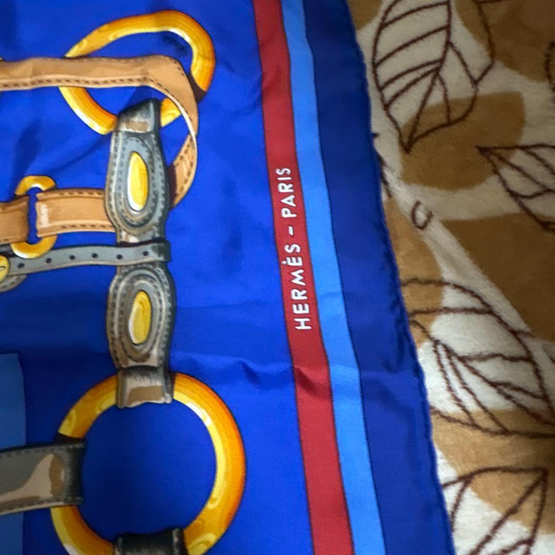 HERMES 馬具デザイン スカーフ