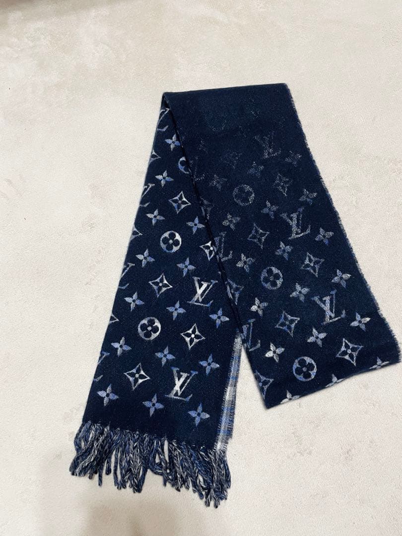 ルイヴィトン　マフラー　マフラー・モノグラムグラディエントタータン　M71348