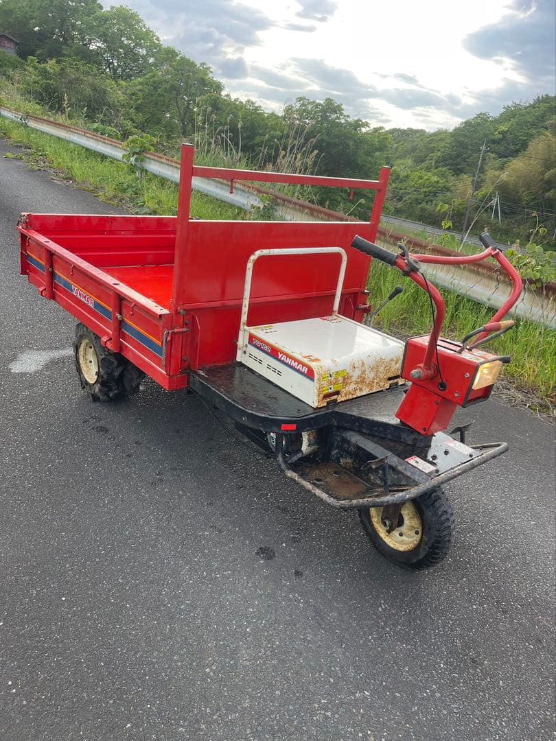 【引取限定】ヤンマー 乗用 運搬車 TG162 油圧ダンプ最大積載量500kg