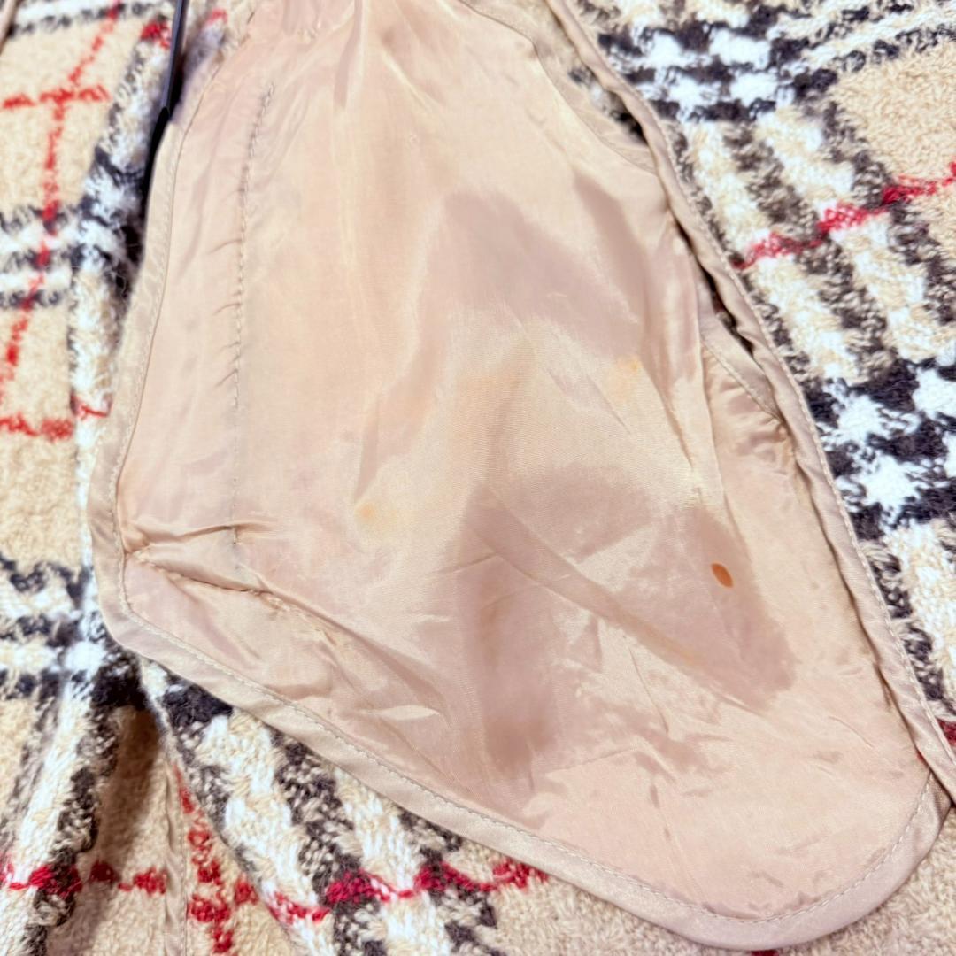 BURBERRY LONDON ウール ノバチェック トレンチコート