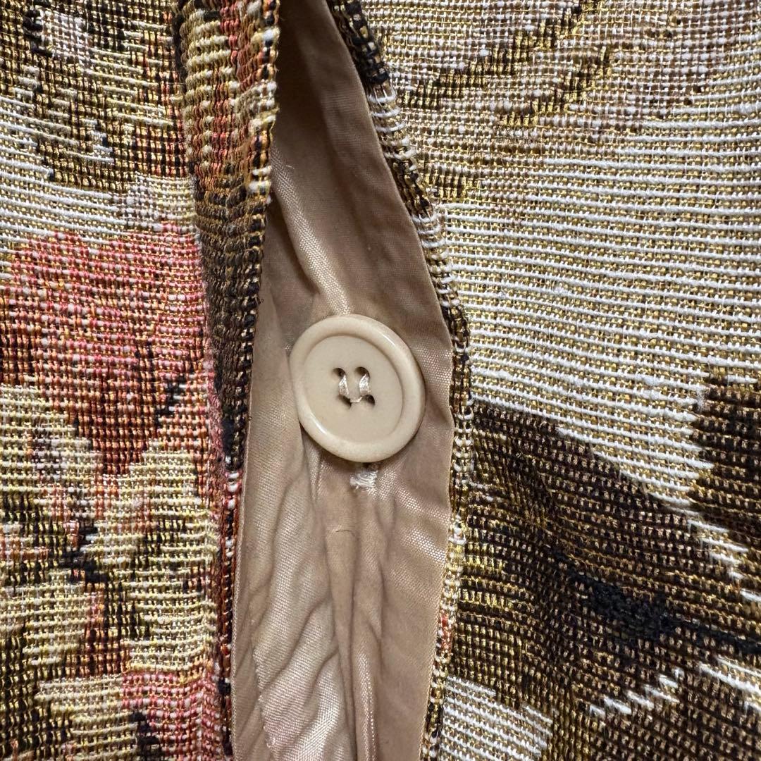 4L❇︎ クラロリくる実 クラシカルゴブランロングコート 大きいサイズ レディース