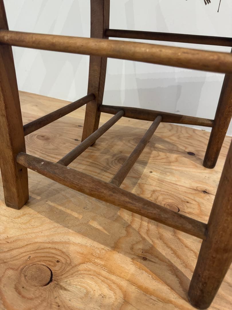 チャーチチェア(座面コード網)