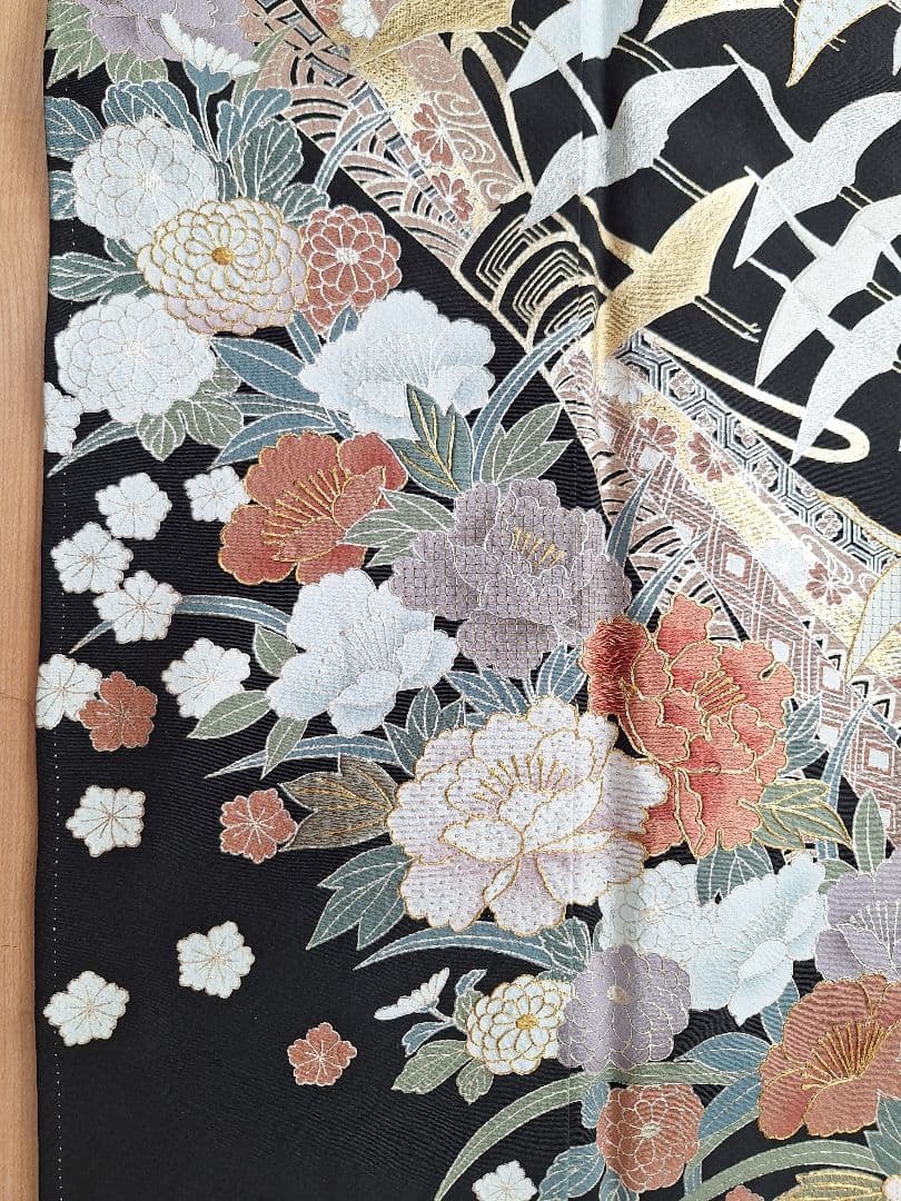 着物リメイクワンピース3687