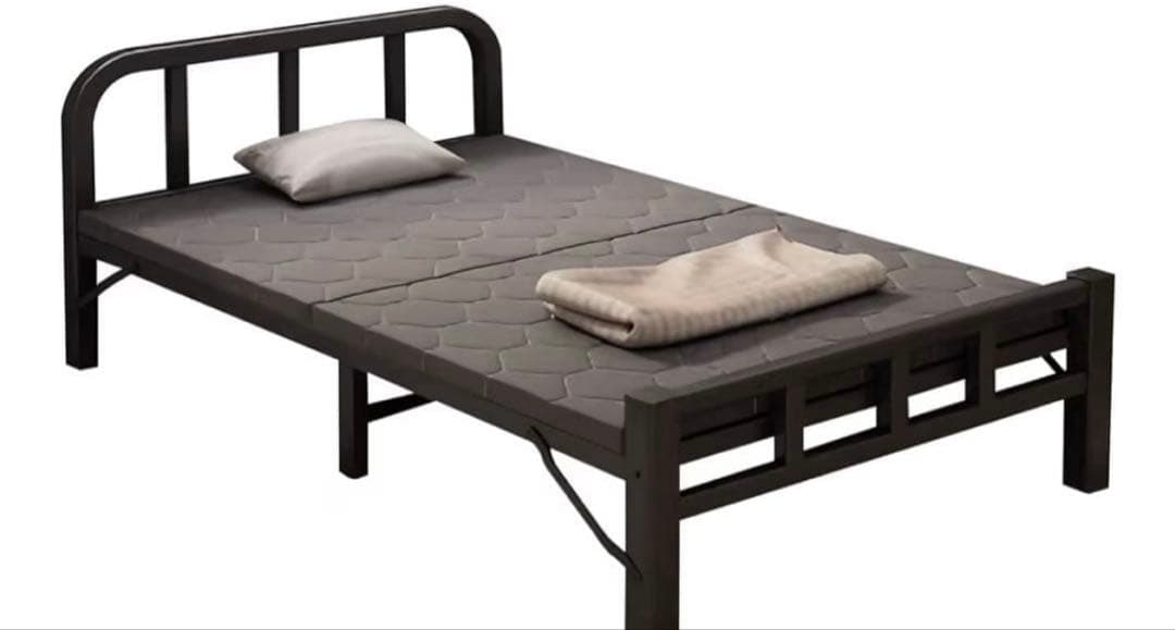 折りたたみベッド シングル コンパクト収納 簡易 室内外兼用