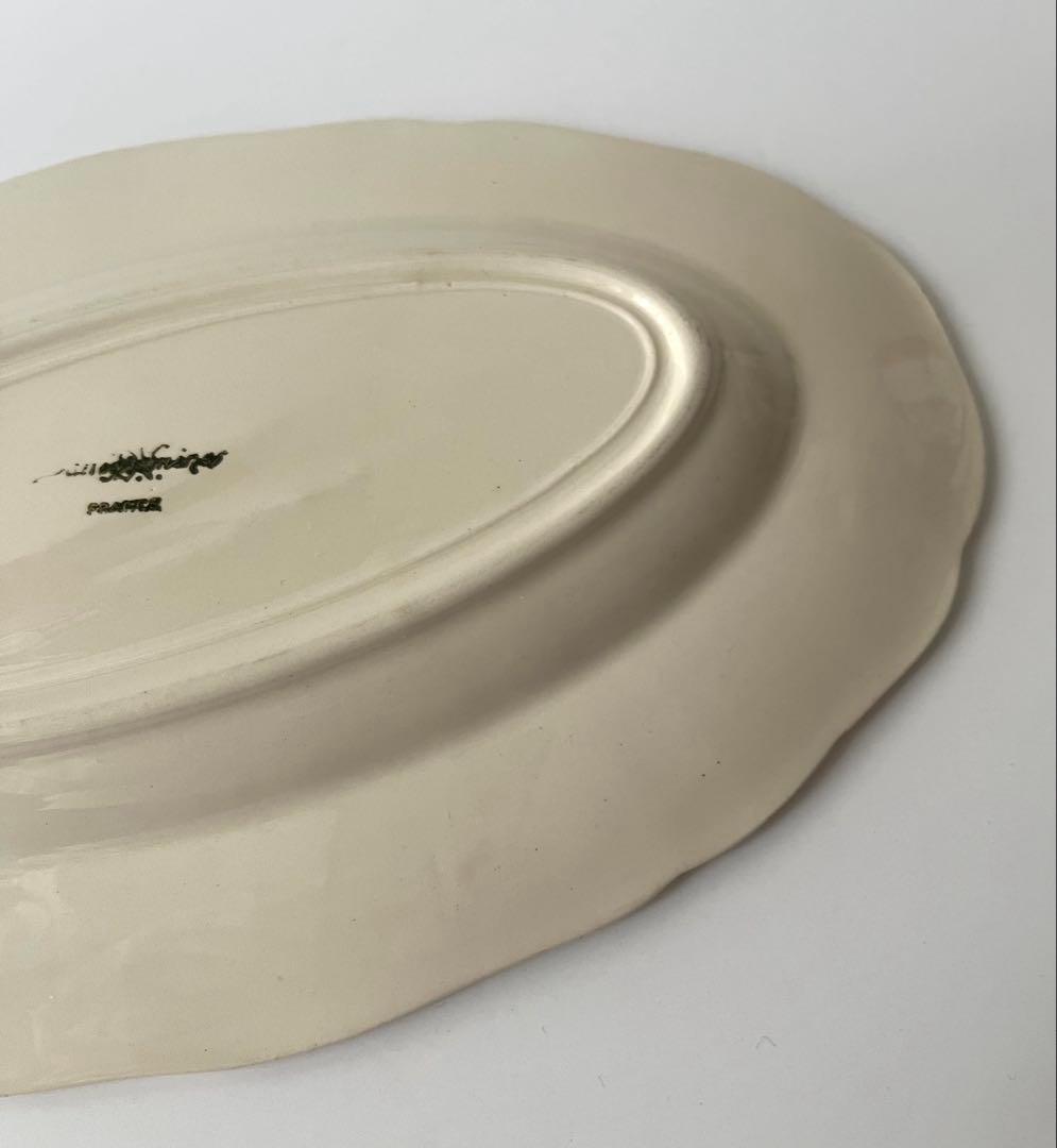 短期出品 美品 サルグミンヌ 花リム ラヴィエ フランスアンティーク