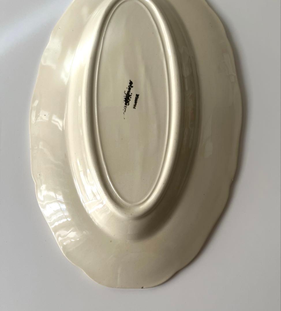 短期出品 美品 サルグミンヌ 花リム ラヴィエ フランスアンティーク