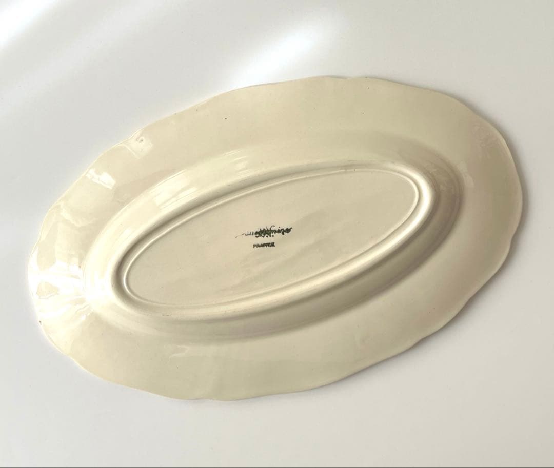 短期出品 美品 サルグミンヌ 花リム ラヴィエ フランスアンティーク