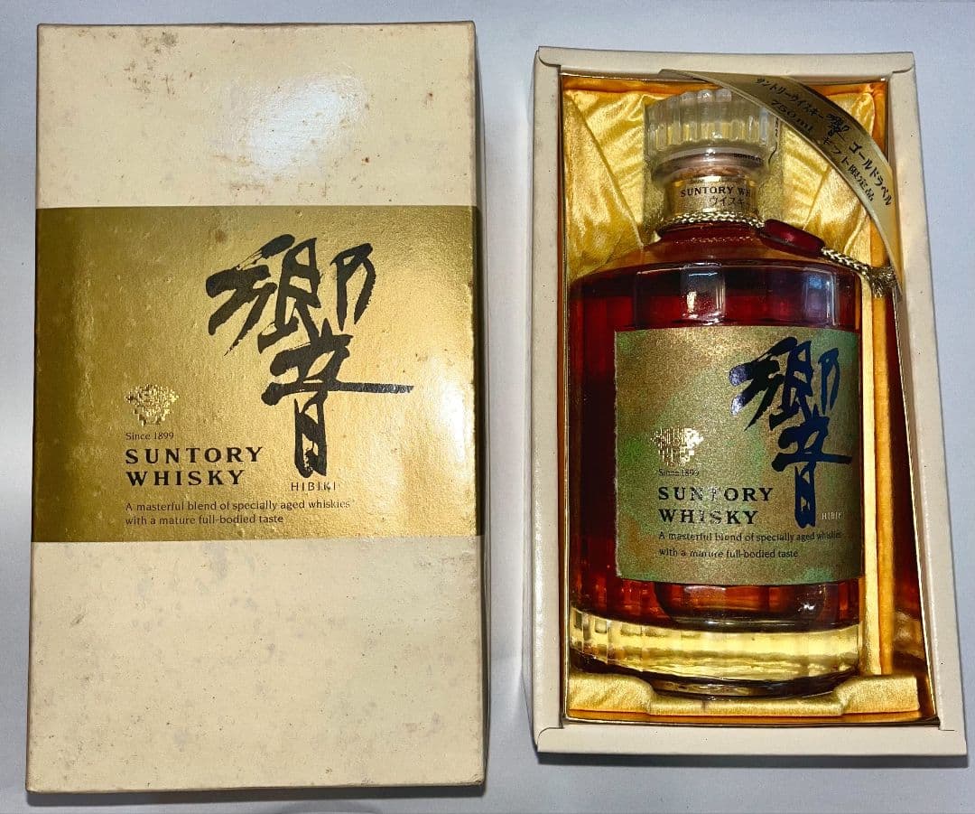 響 サントリーSUNTORYウィスキー/ゴールドラベル箱付き/未開封 750ml