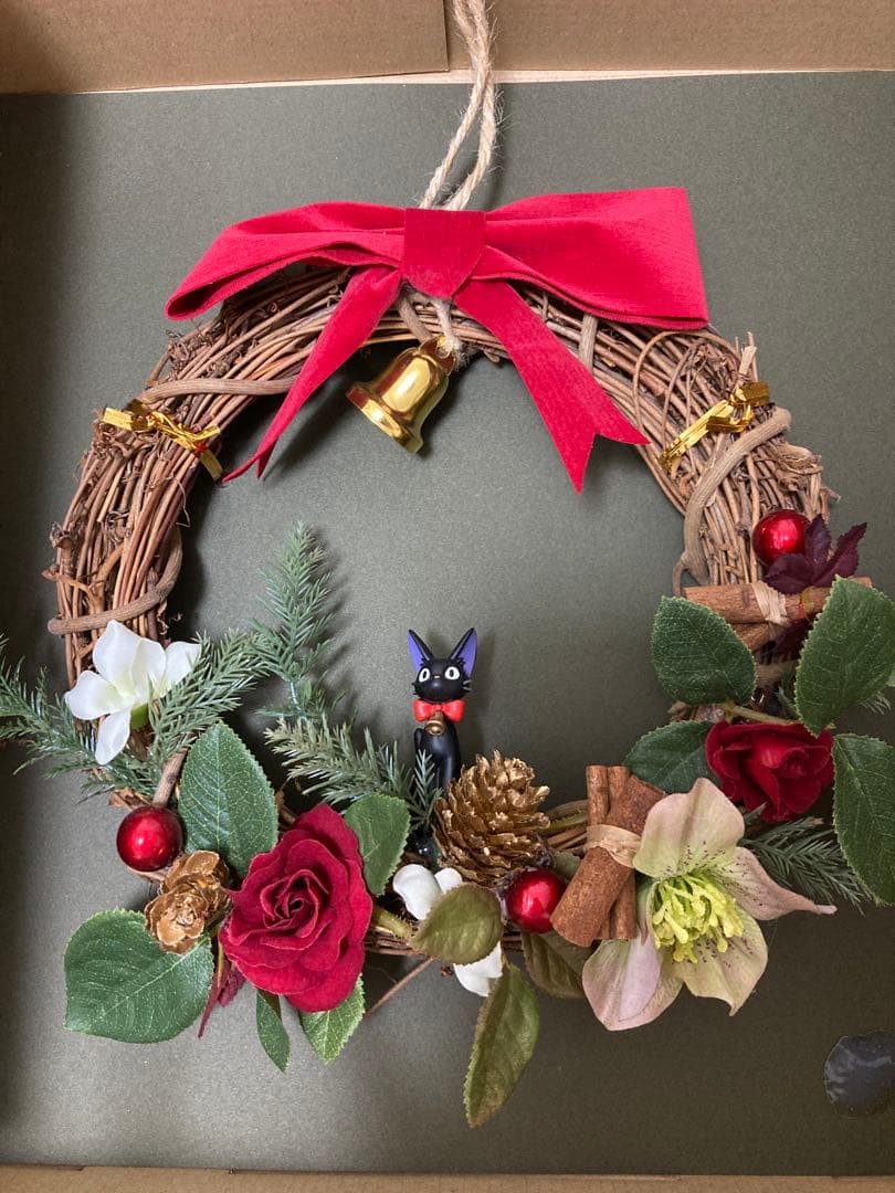 魔女の宅急便 クリスマスリース　ジジのクリスマス　未使用　レア