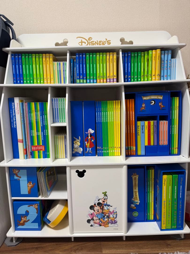 【本日限定価格1/30】DWE ディズニー英語システム【棚もセット！】