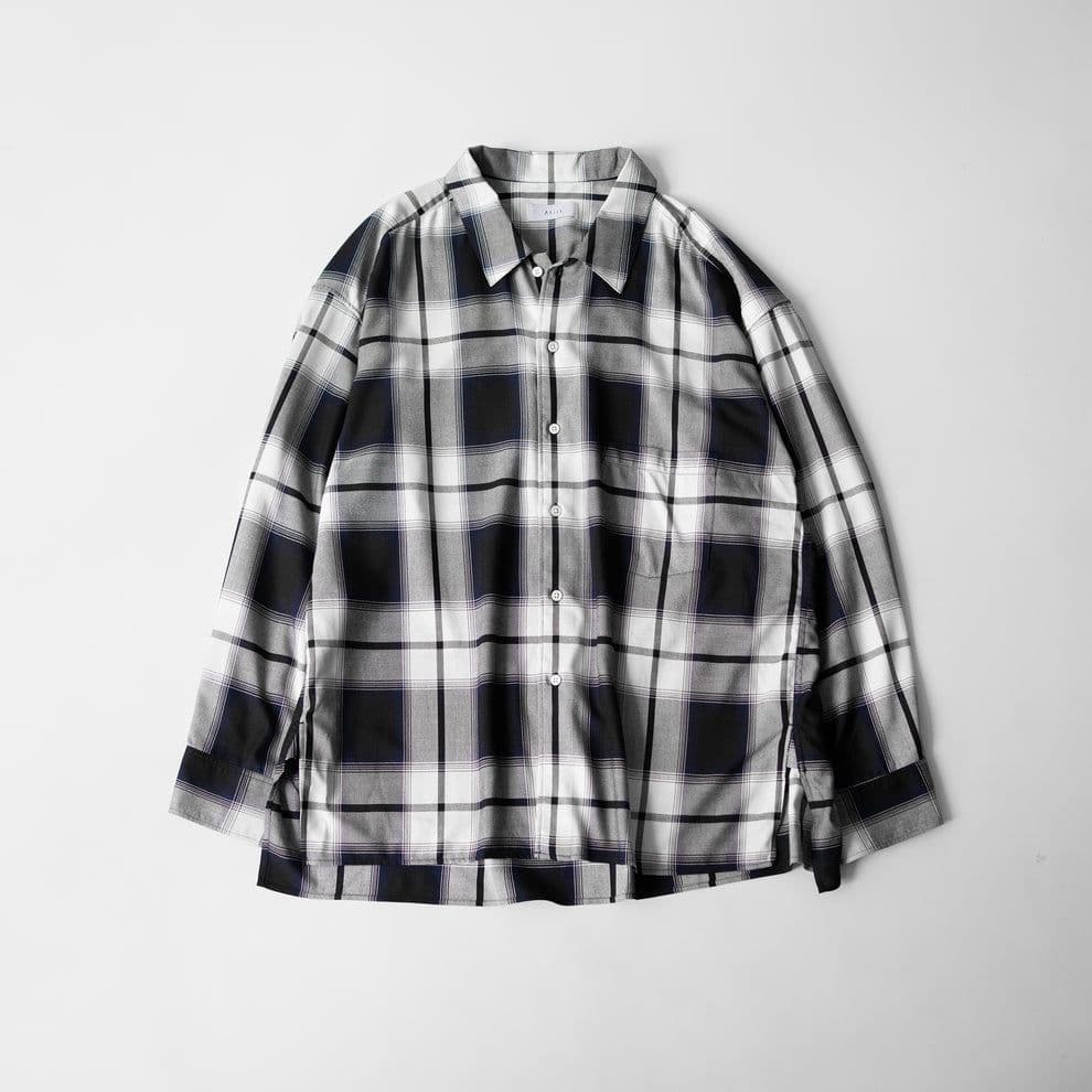 Afiit CHECK SHIRT BLUE サイズ1 25SS