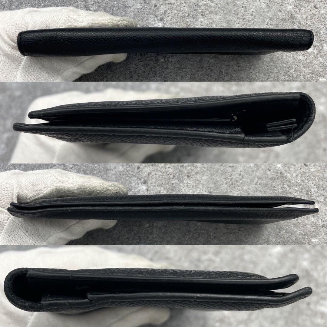 Maison Margiela　メゾンマルジェラ 長財布　黒　レザー　折り財布