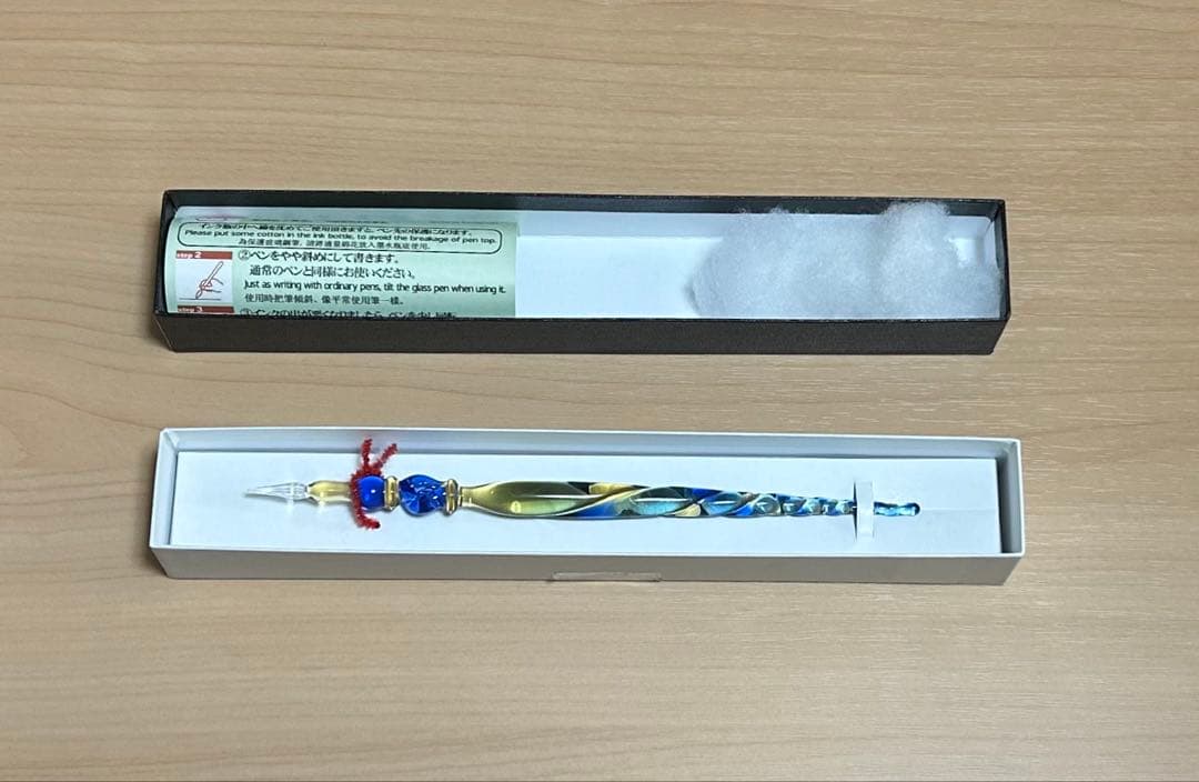【夏限定モデル】北一ヴィネツィア美術館　小樽　インクとガラスペンセット