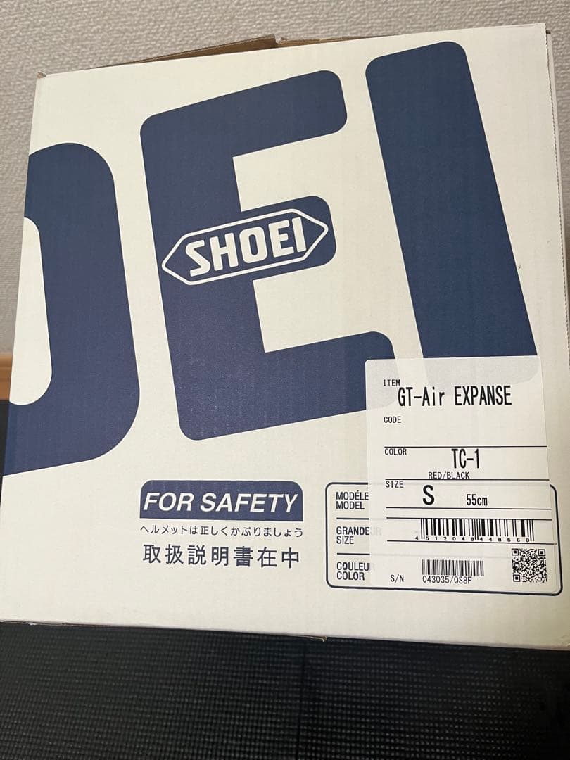 SHOEI GT-Air フルフェイスヘルメット ブラック/レッド
