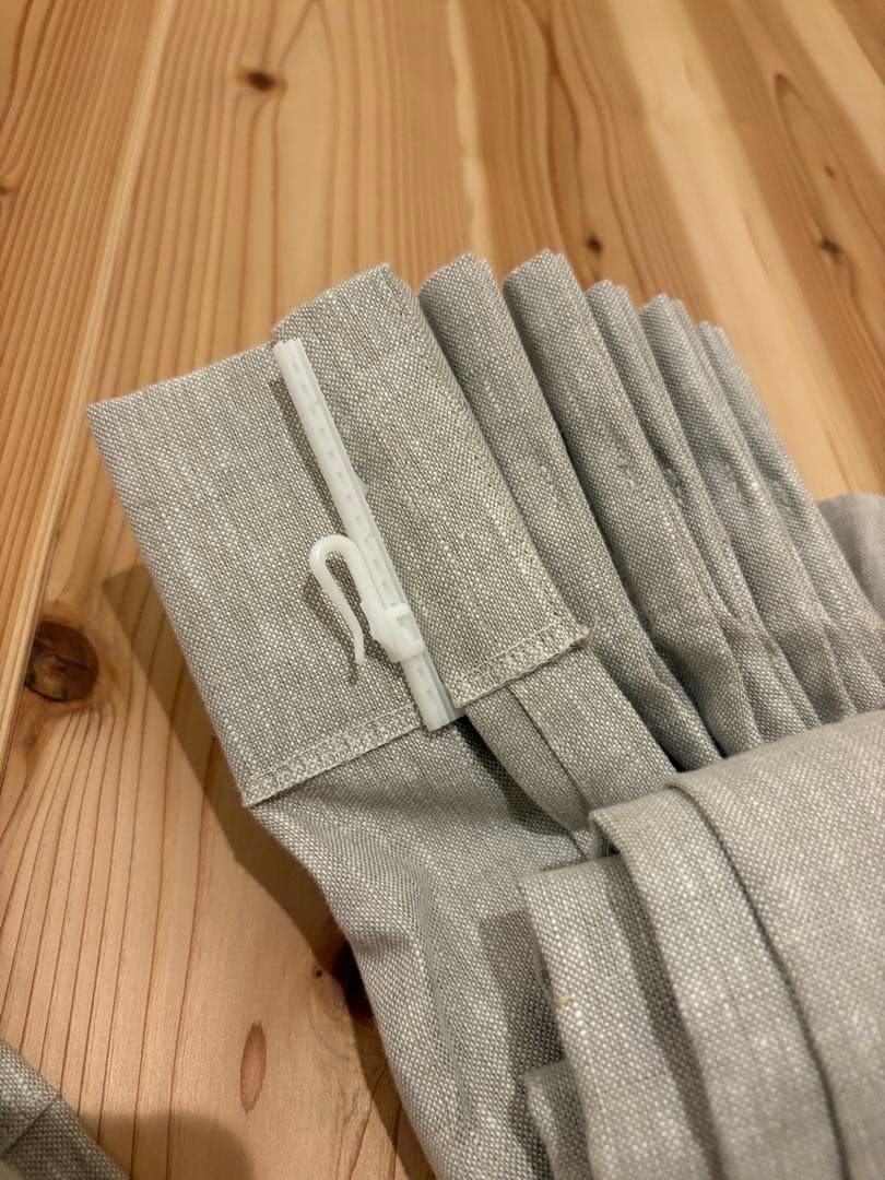 リセノ ドレープリネンカーテン Mar 184×200cm 2枚セット ベージュ