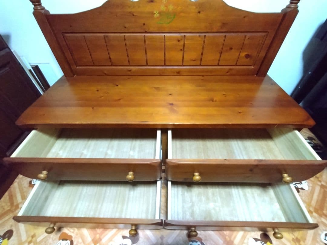 値下げ　アンティーク2段ベンチ型チェスト　大阪府直接引き取りのみ(発送不可)