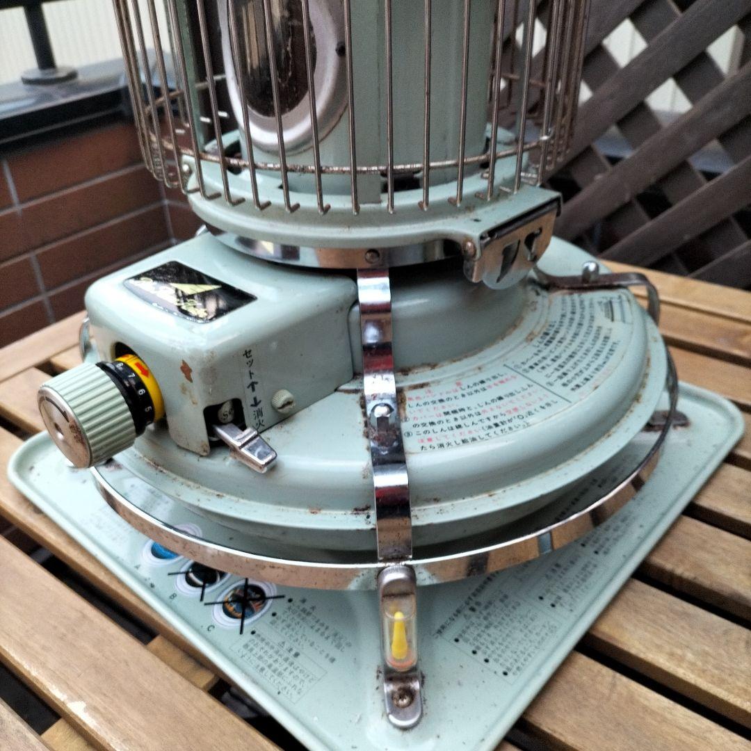 アラジンメンテナンス済。純正芯交換済。取り扱い説明書。グリーン２