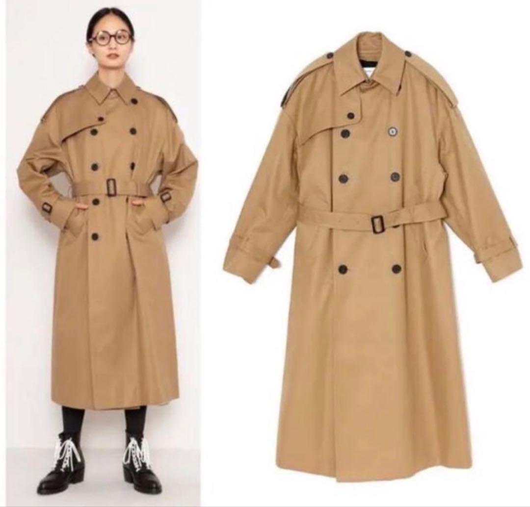 極美品　HYKE トレンチコート BIG FIT サイズ2