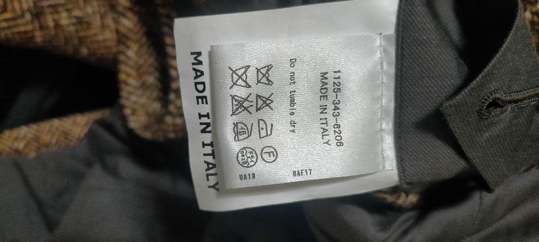 美品⚫エッリコフォルミコラ ダブルブレストチェスターコート 44