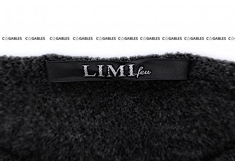 LIMI feu リミフゥ　アシンメトリー　変形　2WAYニット　ヨウジヤマモト