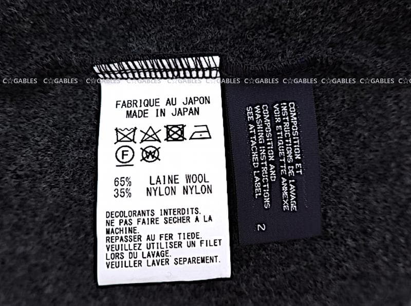 LIMI feu リミフゥ　アシンメトリー　変形　2WAYニット　ヨウジヤマモト