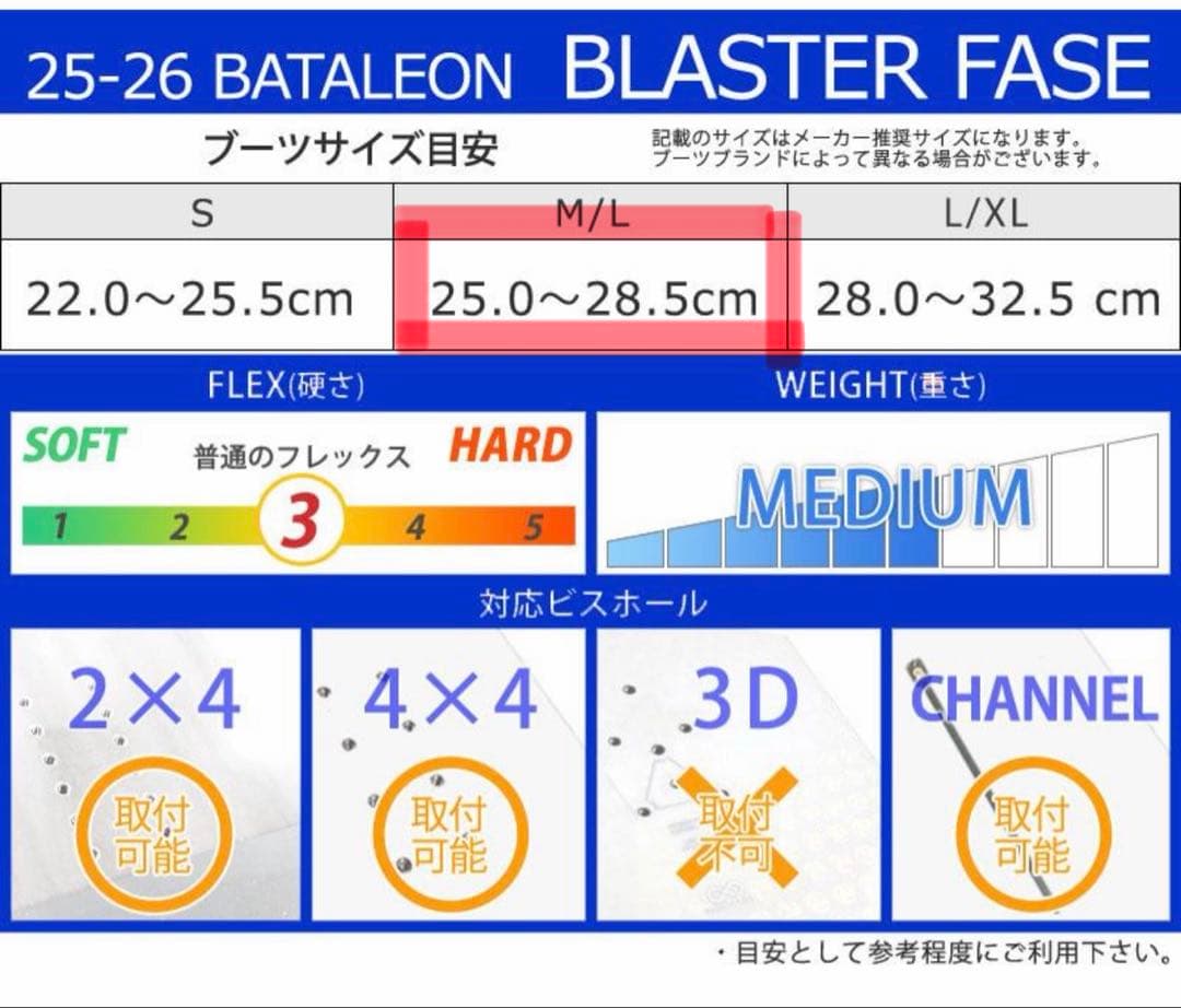 25〜26 ステップイン　バタレオン フェイズ　AW FASE ブラスター 新品