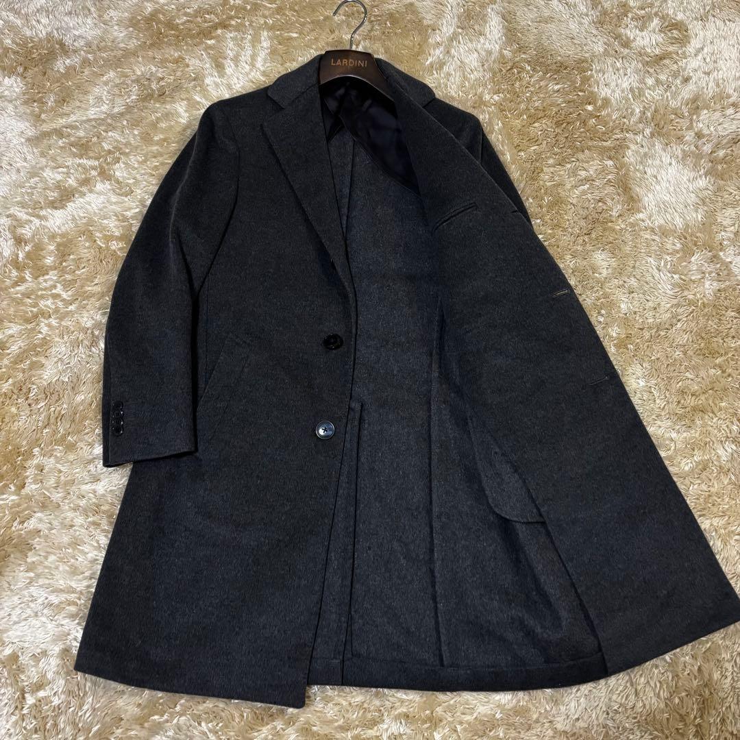 ラルディーニ ウールチェスターコート グレー 44