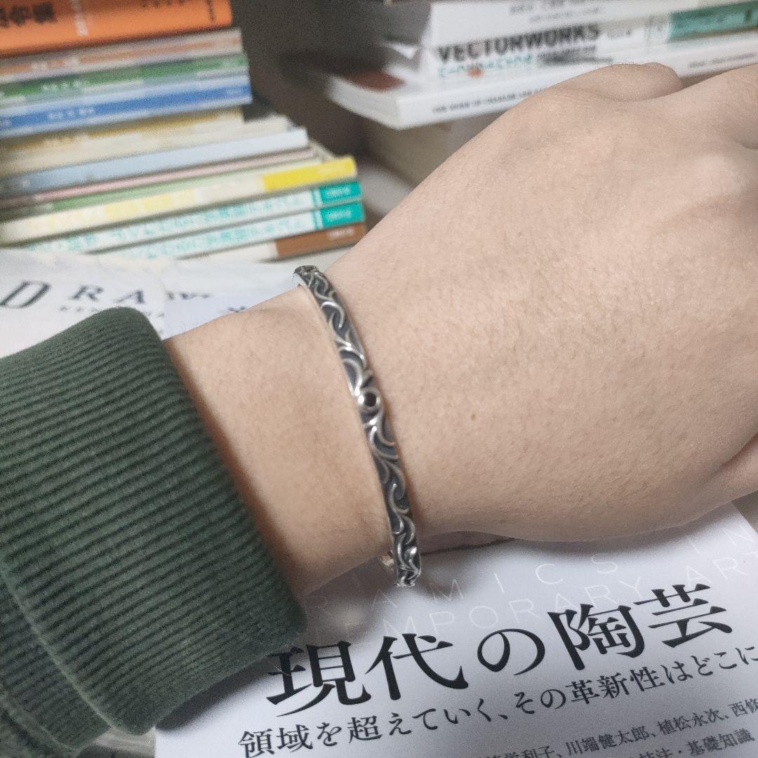 AQUA FORTIS アクアフォルティス バングル ブラックジルコニア 925