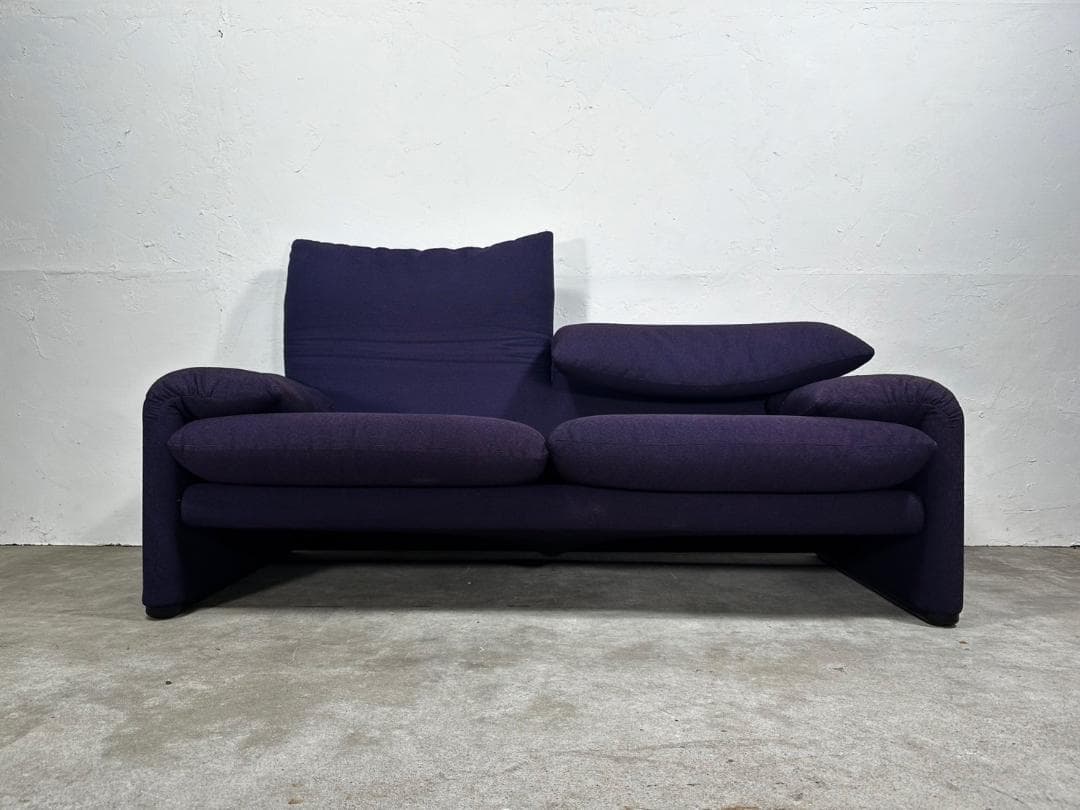 『Cassina』カッシーナ 2人掛けワイド ラブソファ 2P RWso67