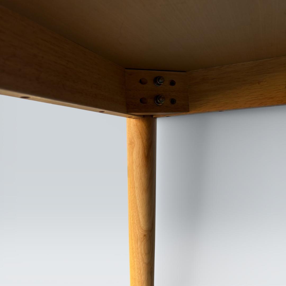 Francfranc ノーム ダイニングテーブル 80cm角 ナチュラル 天然木