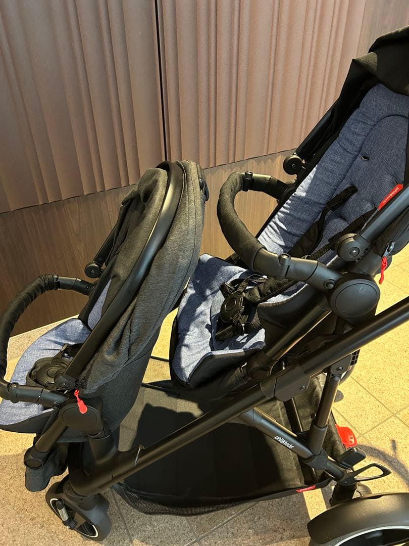 phil&teds Voyager V6フィルアンドテッズ 2人乗りベビーカー