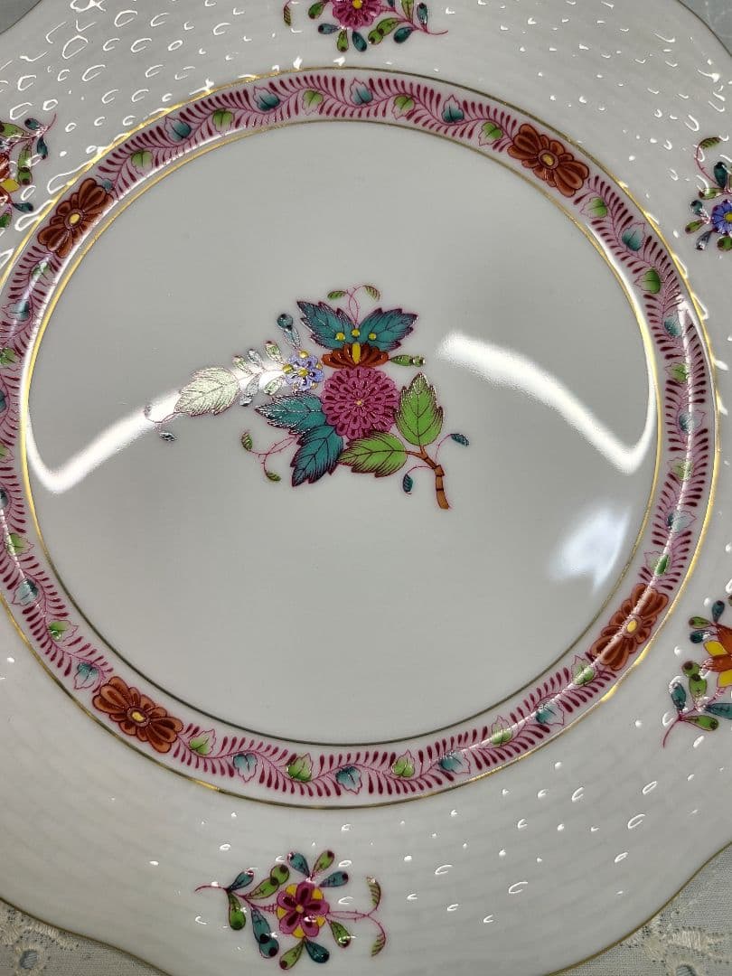 ヘレンド アポニーフラワー サラダ デザート デザート プレート 皿②