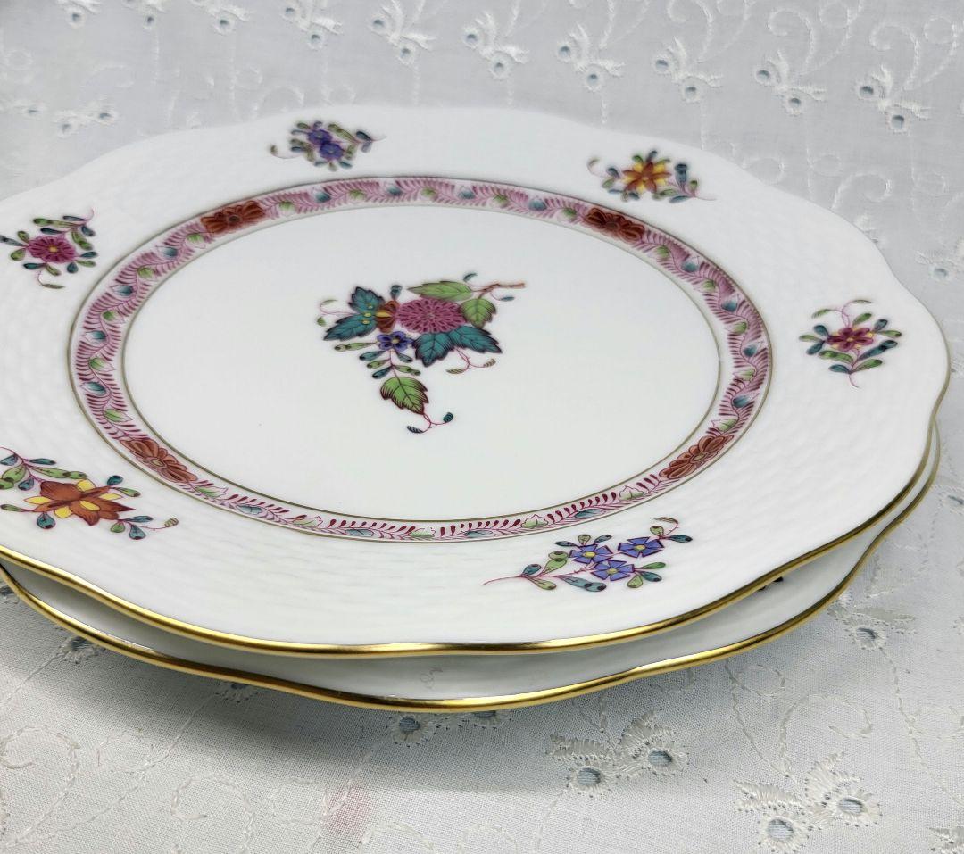 ヘレンド アポニーフラワー サラダ デザート デザート プレート 皿②