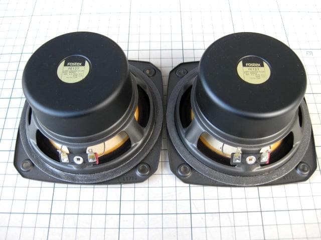 FOSTEX 　フルレンジスピーカー　自作　ペア