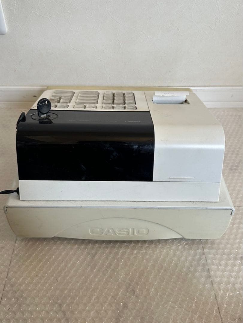 カシオ CASIO 110ER 電子 レジスター 店舗備品 動作確認済み