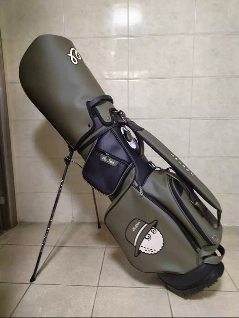 新品　キャディーバッグ　緑　マルボンゴルフ MALBON GOLF