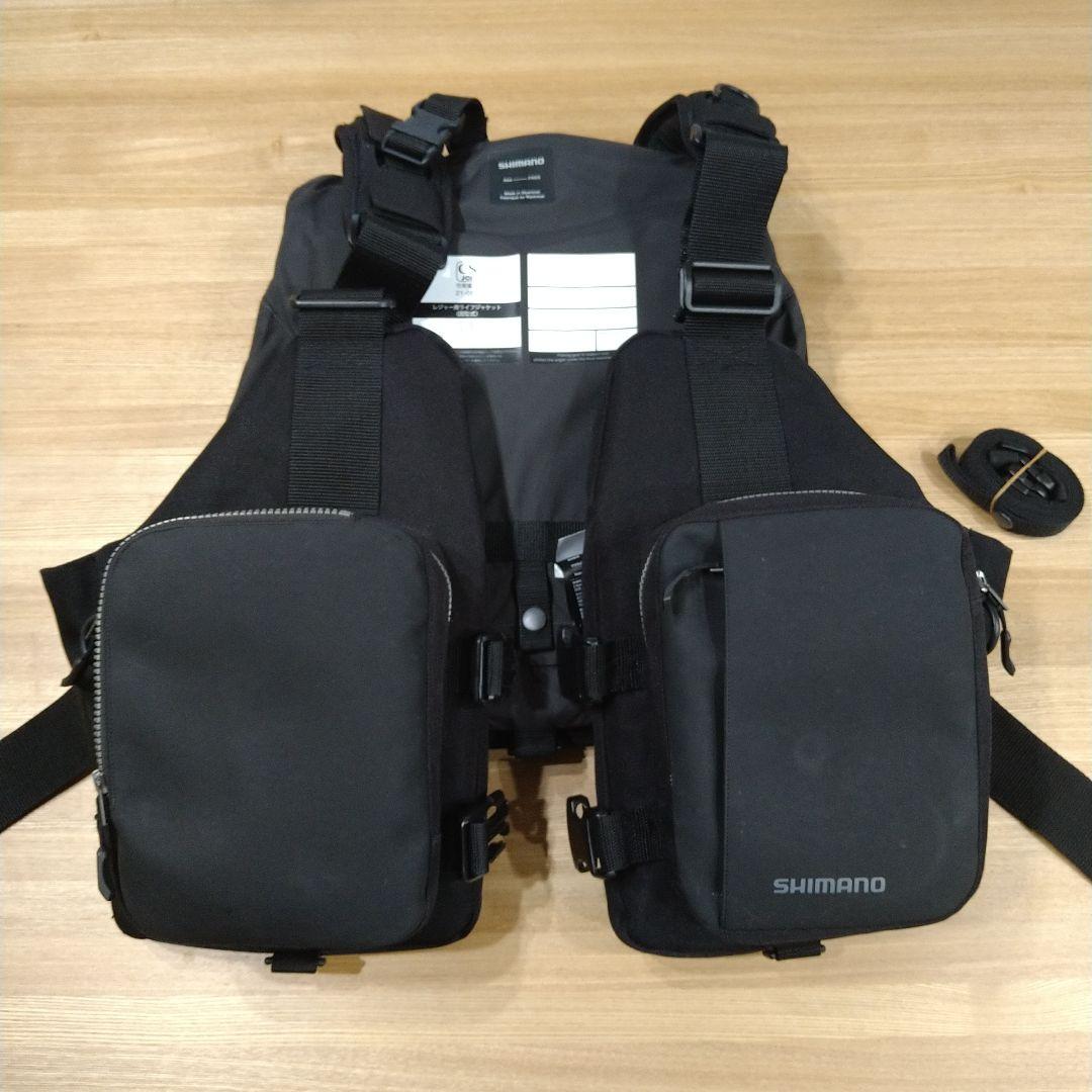 ミ*)様 シマノ　デタッチャブルゲームベスト　VF-036V　ブラック