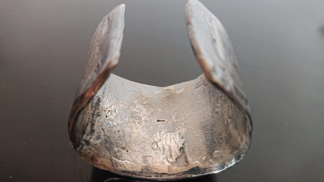 シルバー バングル  ビンテージ 重量約240g