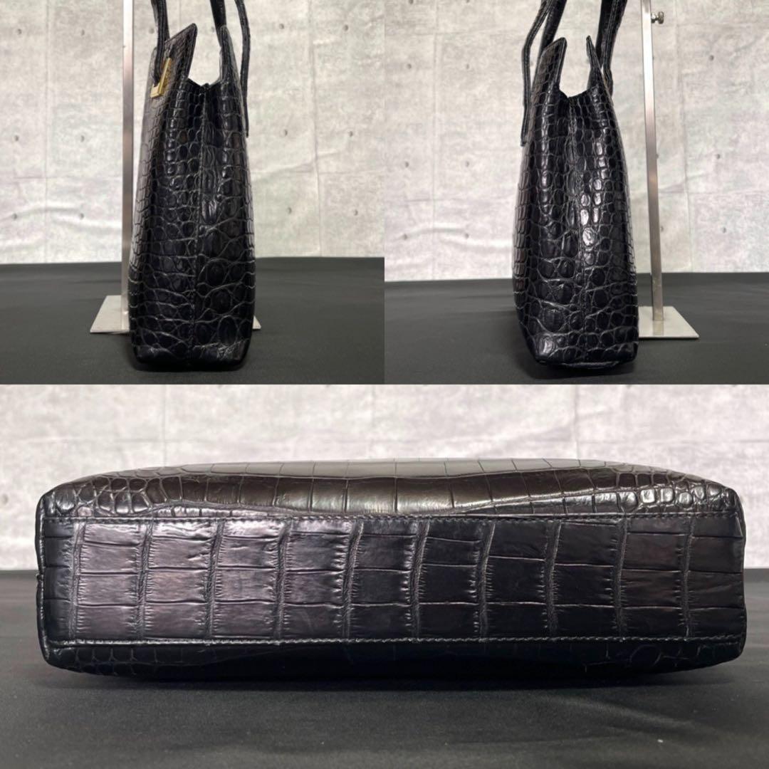 専用品HAMANO 濱野皮革工藝 クロコダイル ゴールド金具 トートバッグ