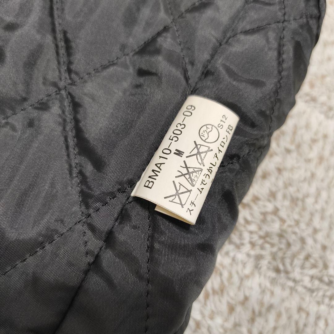 バーバリーブラックレーベル ライナー ノバチェック トレンチコート ブラック M