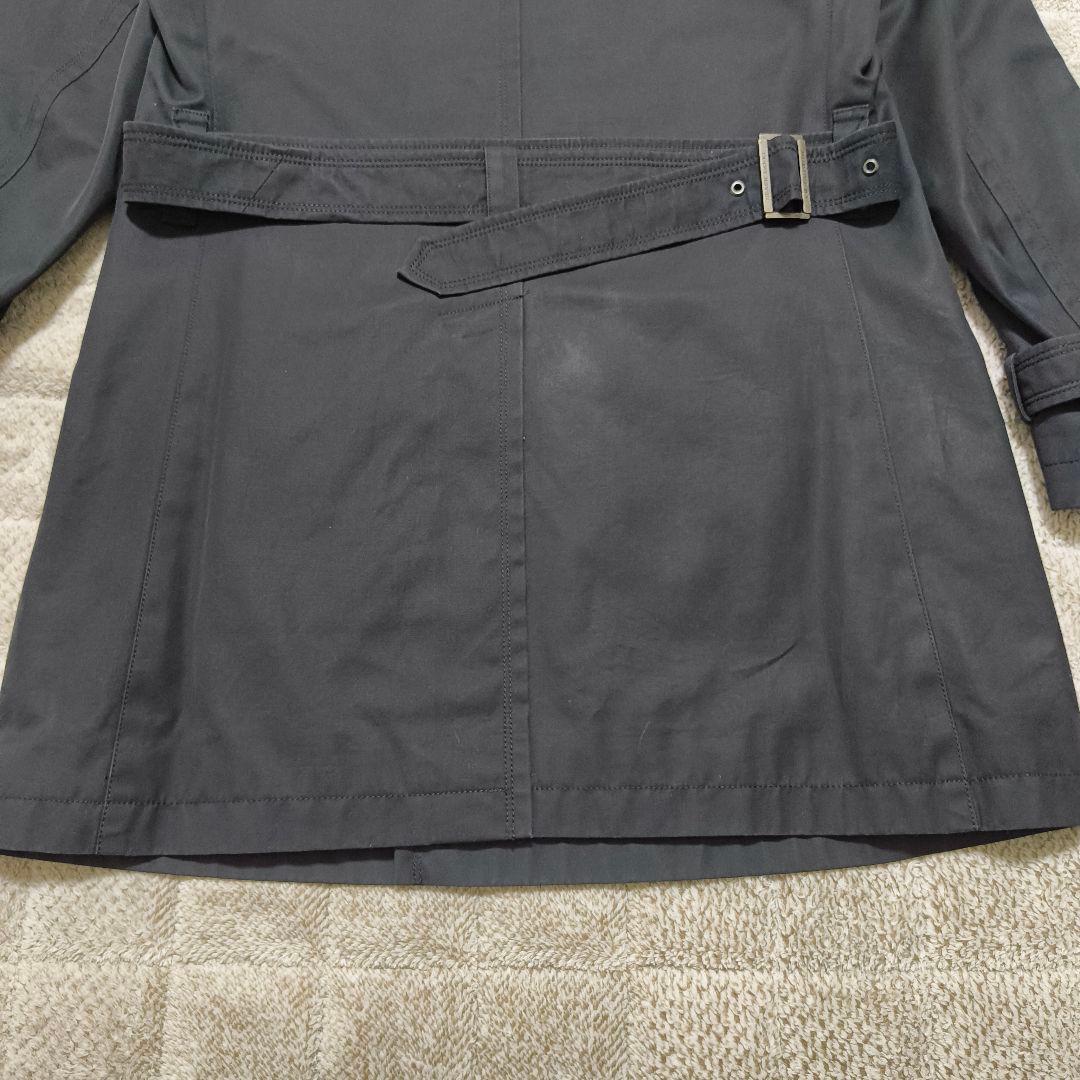 バーバリーブラックレーベル ライナー ノバチェック トレンチコート ブラック M