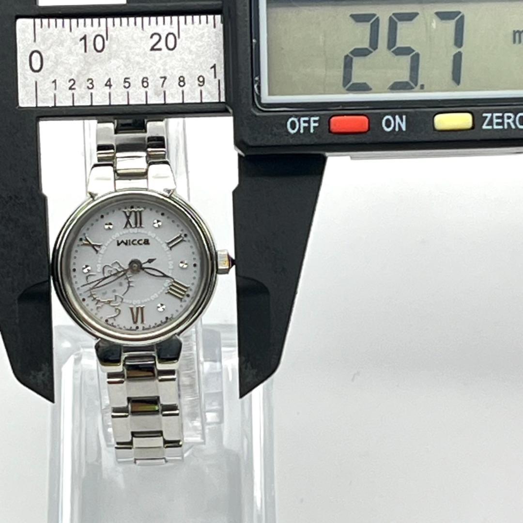 美品 シチズン Wicca ハローキティ 限定 レディース ソーラー時計
