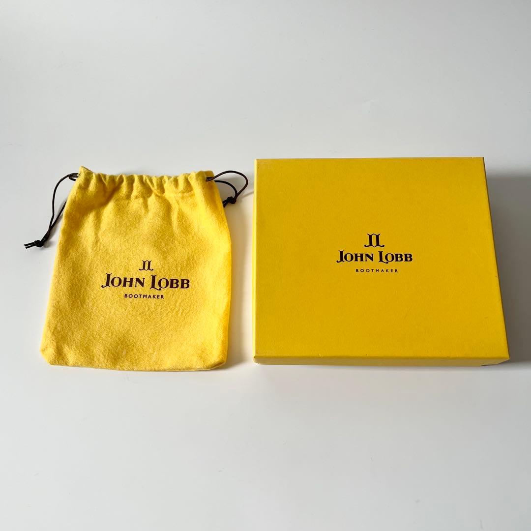 ジョンロブ　ベルト　カーフレザー　茶色　ブラウン　90サイズ　メンズ　フランス製