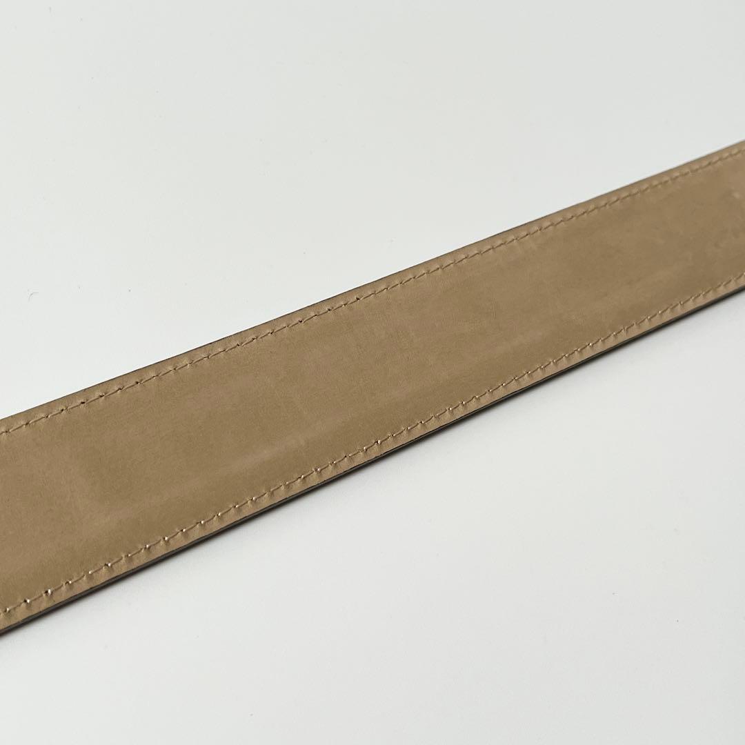 ジョンロブ　ベルト　カーフレザー　茶色　ブラウン　90サイズ　メンズ　フランス製