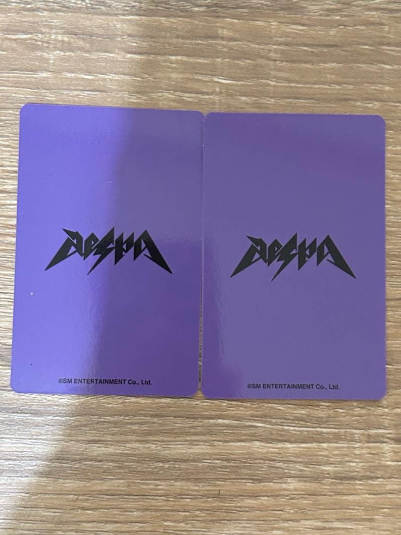 aespa rich man タワレコ　特典トレカ　ラキドロ　セット　ウィンター