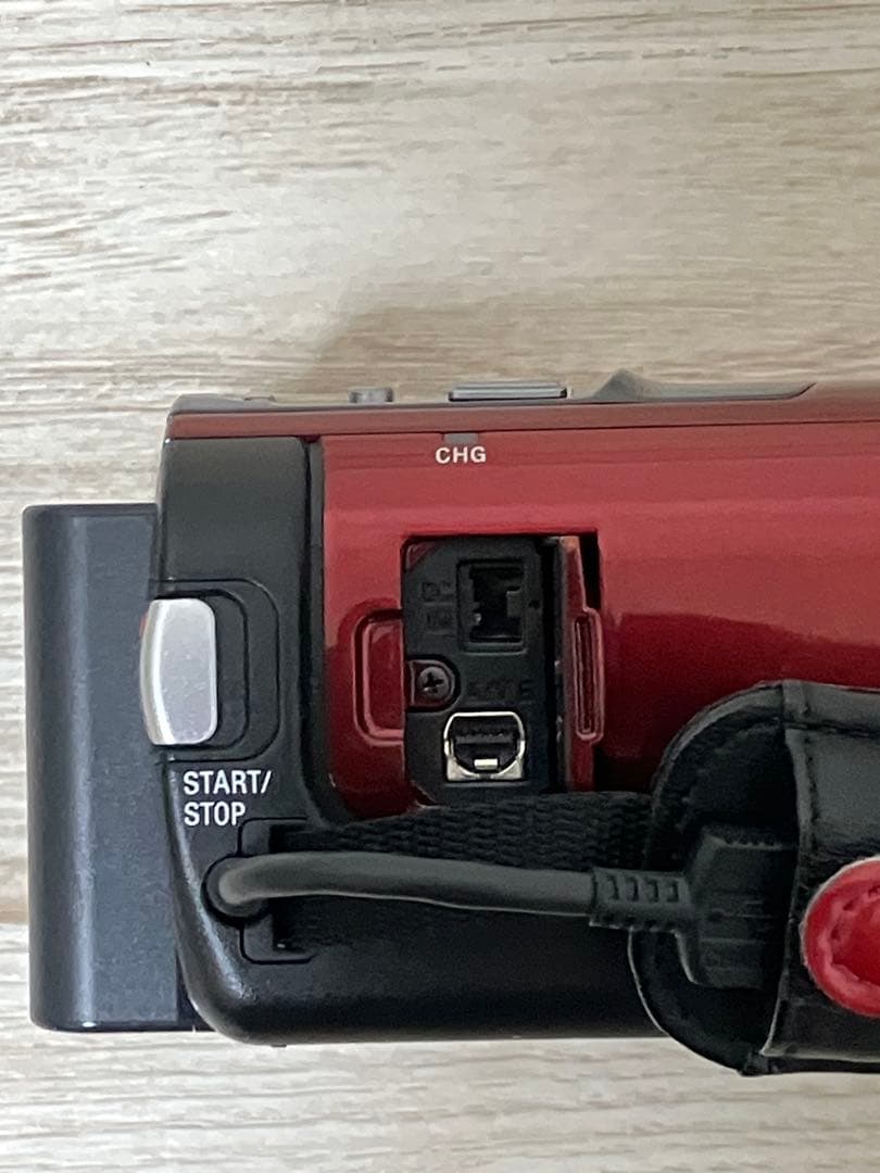 SONY ビデオカメラ Exmor R レッド HDR-CX180 通電OK