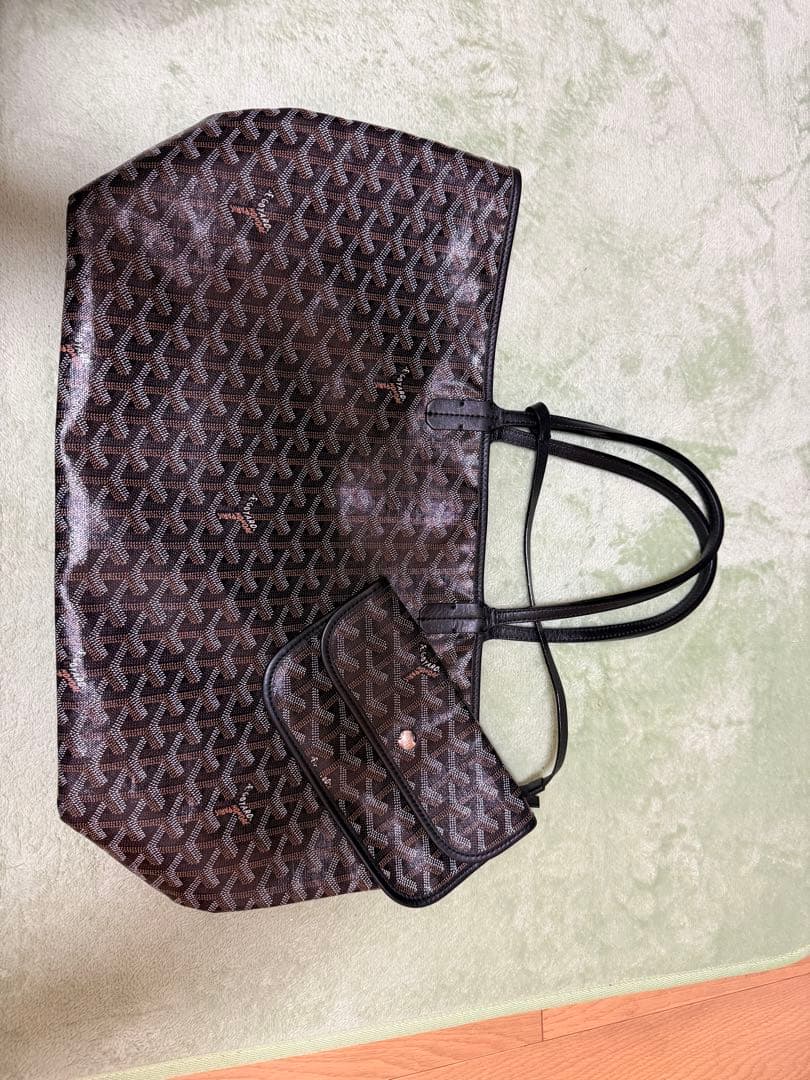 ゴヤール　サンルイPM トートバック　ブラック