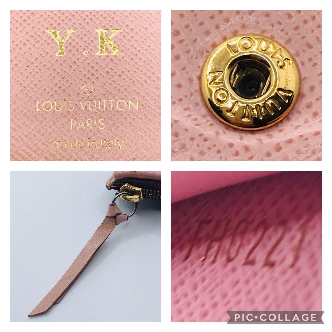 ルイヴィトン✨ポルトフォイユ ヴィクトリーヌ ローズバレリーヌ 三つ折り財布 茶